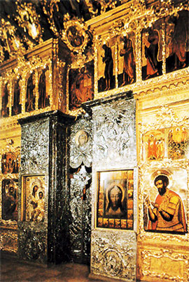 Иконостас и Царские врата Верхоспасского собора