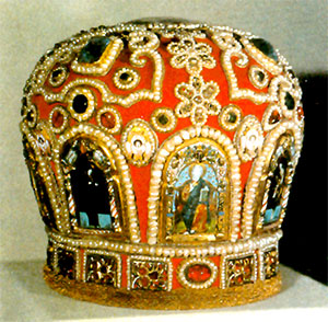 Митра патриарха XVI в., из коллекции Оружейной палаты