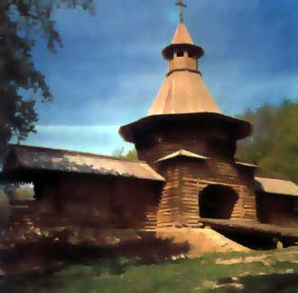 Святые ворота Николо-Карельского монастыря