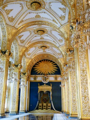 Большой Кремлевский Дворец - Андреевский зал ( тронный зал)