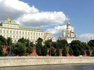 Московский Кремль, вид с набережной.