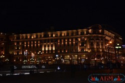Экскурсия по ночной Москве - Охотный ряд, гостиница "Националь"