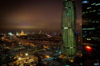 Экскурсия "Ночная Москва" - вид на ночную Москву с высотного здания